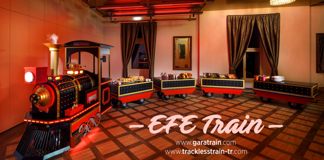 trackless train hotel concept