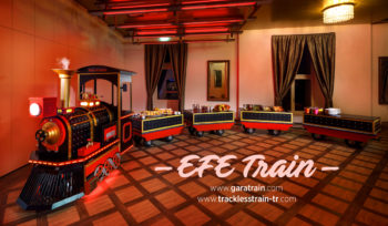 trackless train hotel concept