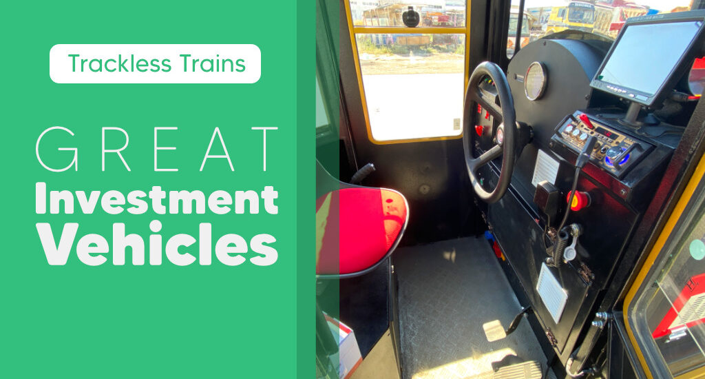 electric trackless amusement trains are great investment vehicles